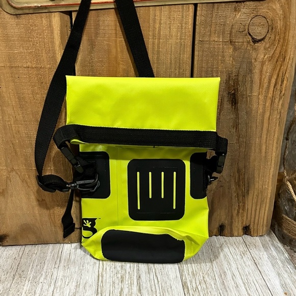 Neon Yellow and Black H2O Proof  Bag - Picture 1 of 5
